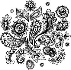 Beautiful vintage ornament N9