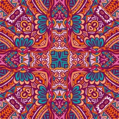 Festival Colorful ethnic seamless design