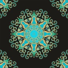 Seamless oriental pattern (vector)