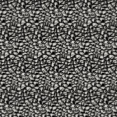 Vector Illustration pattern black and white animal background N3