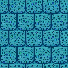 Cartoon hand drawn ornate vector seamless tile pattern