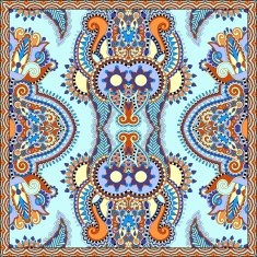 neck scarf or kerchief square pattern design N5