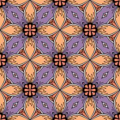 Seamless Vintage Lace Pattern (Vector) N55