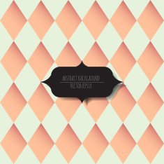 Vintage frame on pink background vector eps10