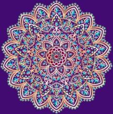 background with a circular gold ornaments precious stones N2