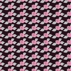Floral pattern with roses on light background N6