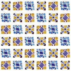 Vector Seamless Background with Watercolor Geometric Pattern