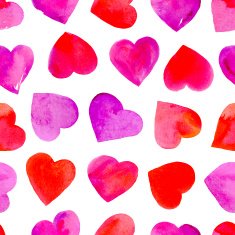 Seamless pattern with hearts N43