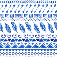 Aztec watercolor background N2