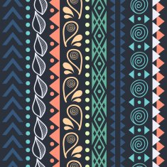 Tribal aztec seamless pattern N21