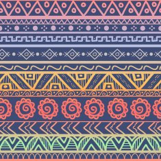 Tribal aztec seamless pattern N22