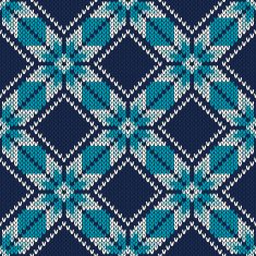 Knitted Sweater Design Seamless Pattern N6