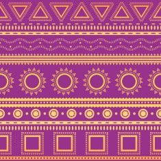 Tribal aztec seamless pattern N24