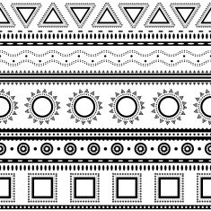 Aztec seamless pattern N12