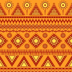 Tribal aztec seamless pattern N31