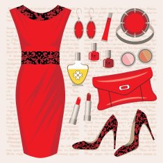 Fashionable set with a dress N2
