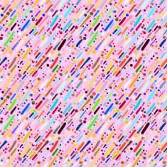 Pattern with hand drawn colourful stripes N2