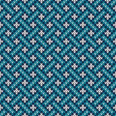 Knitted Sweater Design Seamless Pattern N10