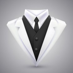 Triangle jacket and tie art