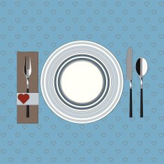Table setting in modern style 5