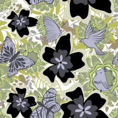 Seamless Floral Pattern N641
