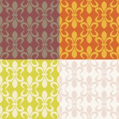 Set of seamless vintage patterns N35