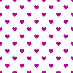 Watercolor seamless pattern with hearts N3
