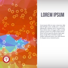 Abstract Colorful Triangles Background Vector