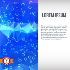 Abstract Colorful Triangles Background Vector N2