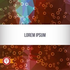 Abstract Colorful Triangles Background Vector N8