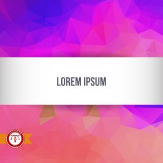 Abstract Colorful Triangles Background Vector N21