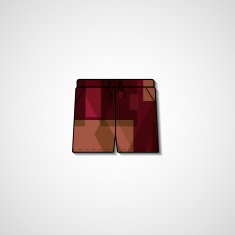 Abstract illustration on shorts N64