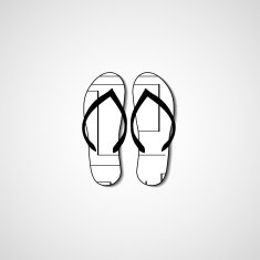 Abstract illustration on flip flops N64