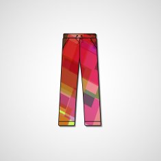 Abstract illustration on pants N149