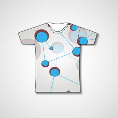 Abstract illustration on t-shirt N52