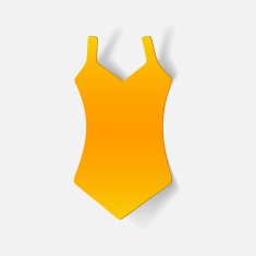 realistic design element swimsuit N7