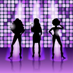 singing girls disco style