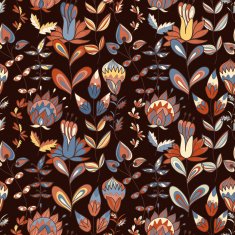 Seamless texture with flowers N68