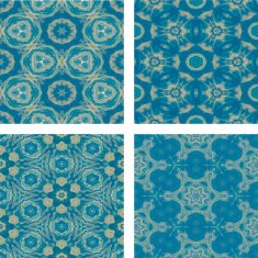 set of abstrack blue cloud and snow seamless colorful background N3
