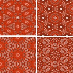 set of abstrack seamless arrow and circle colorful background N4