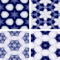 set of abstrack seamless cloud colorful background N3