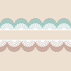 Seamless lace vector background N3