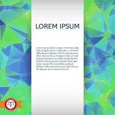 Abstract Colorful Triangles Background Vector N62