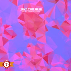 Abstract Colorful Triangles Background Vector N63