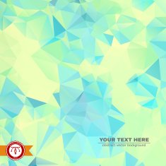 Abstract Colorful Triangles Background Vector N64