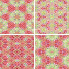 set of abstrack seamless mosaic colorful background N3