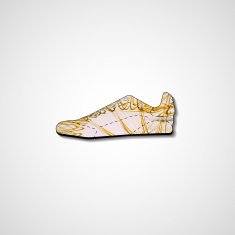 Abstract illustration on sneakers N64
