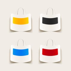 realistic design element bag N3