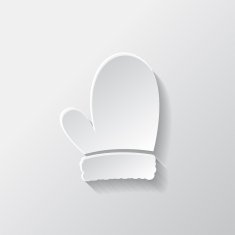 Christmas mitten icon N2