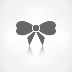 Gift Christmas bow web icon